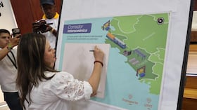 María Fernanda Rojas, ministra de Transporte, sobre el canal interocéanico.