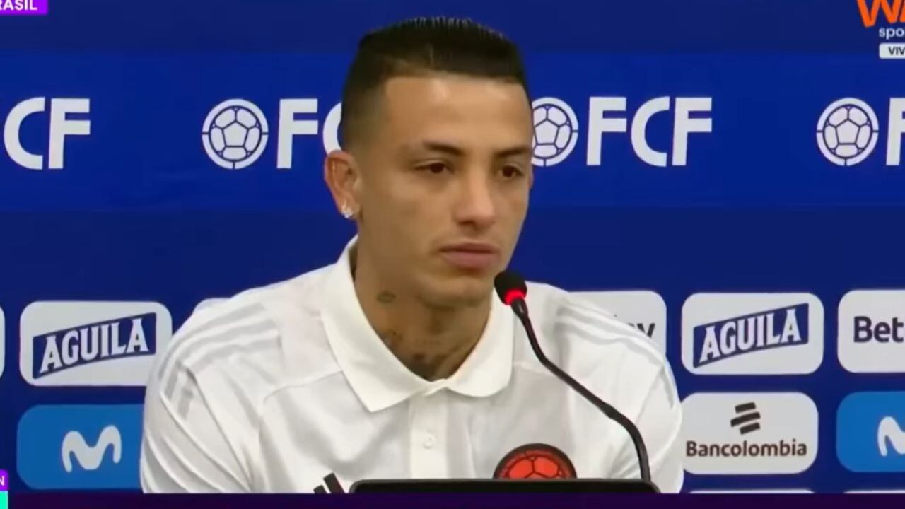 Kevin Castaño habló en rueda de prensa.