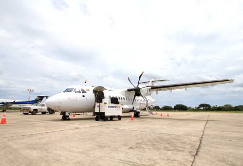 Nuevos aviones ATR 42-500 de Easyfly, con capacidad para 48 pasajeros.