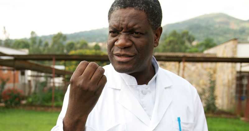 Denis Mukwege, ganador del Premio Nobel de Paz 2018.