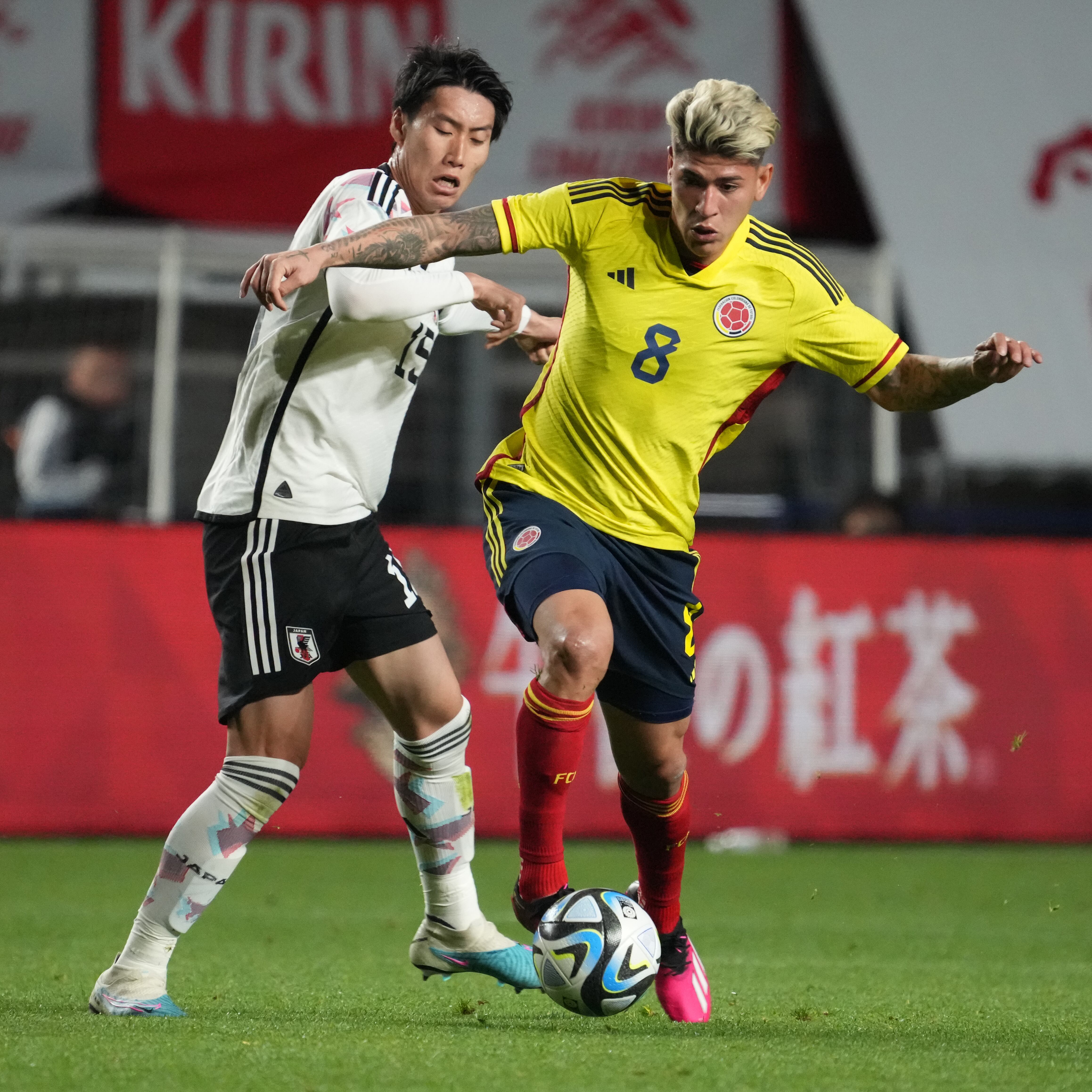 Jorge Carrascal con la Selección Colombia.