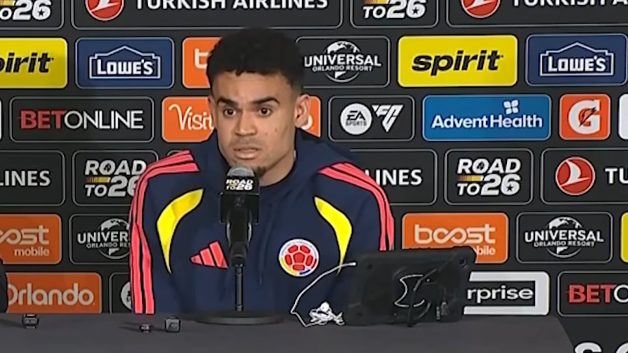 Luis Díaz en rueda de prensa.