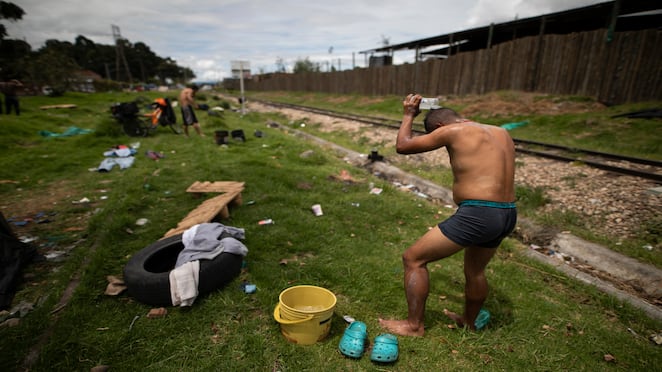 Migrantes en la frontera