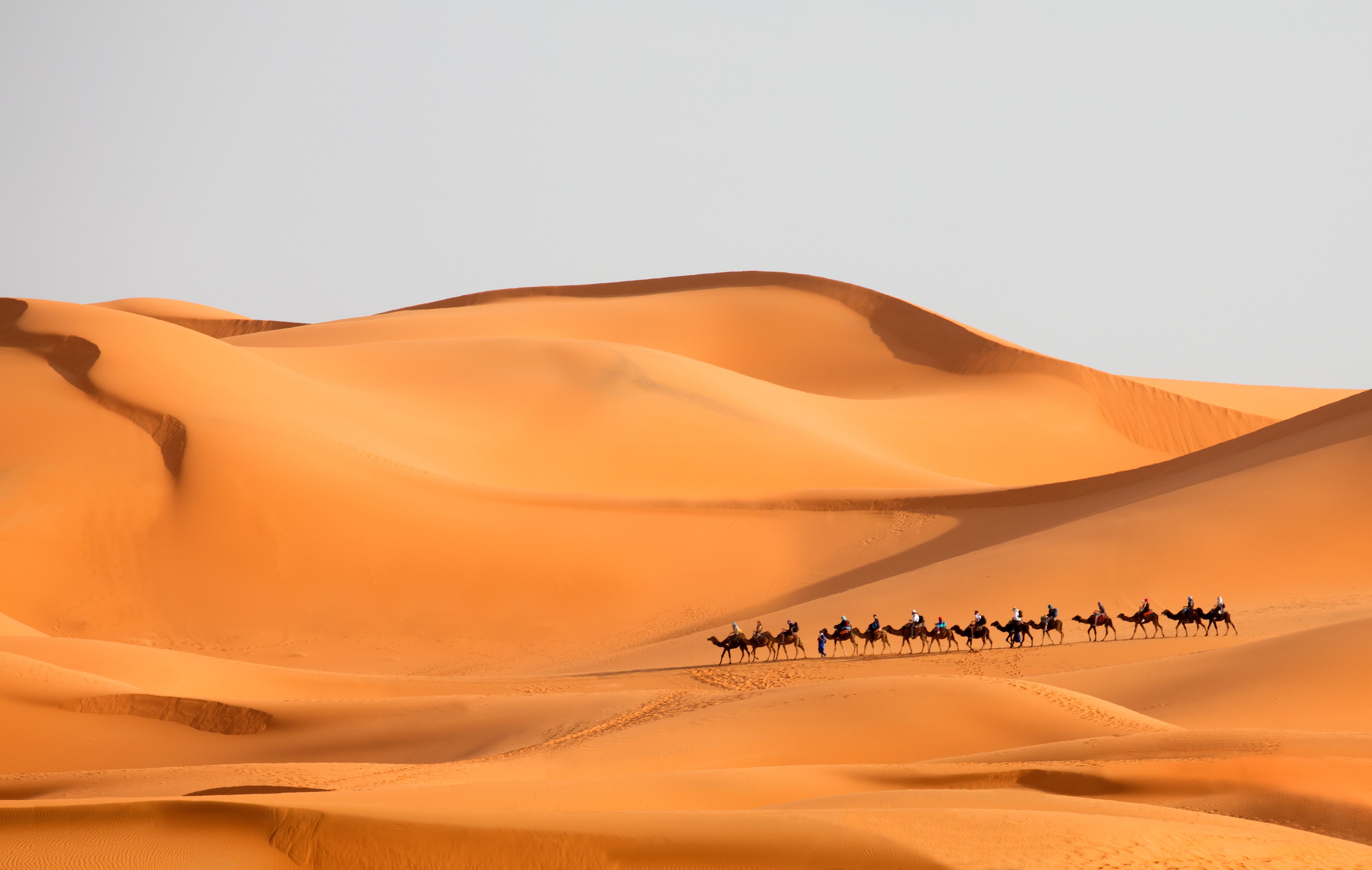 Desierto del Sahara en Marruecos, África.
