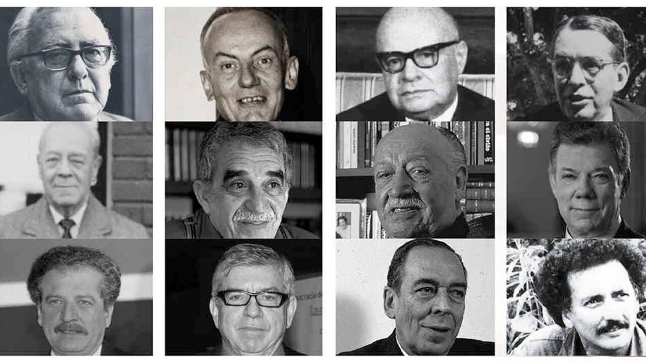 Estos son algunos de los personajes que Enrique Santos recuerda.