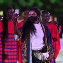 Caterine Ibargüen en los Juegos Olímpicos.