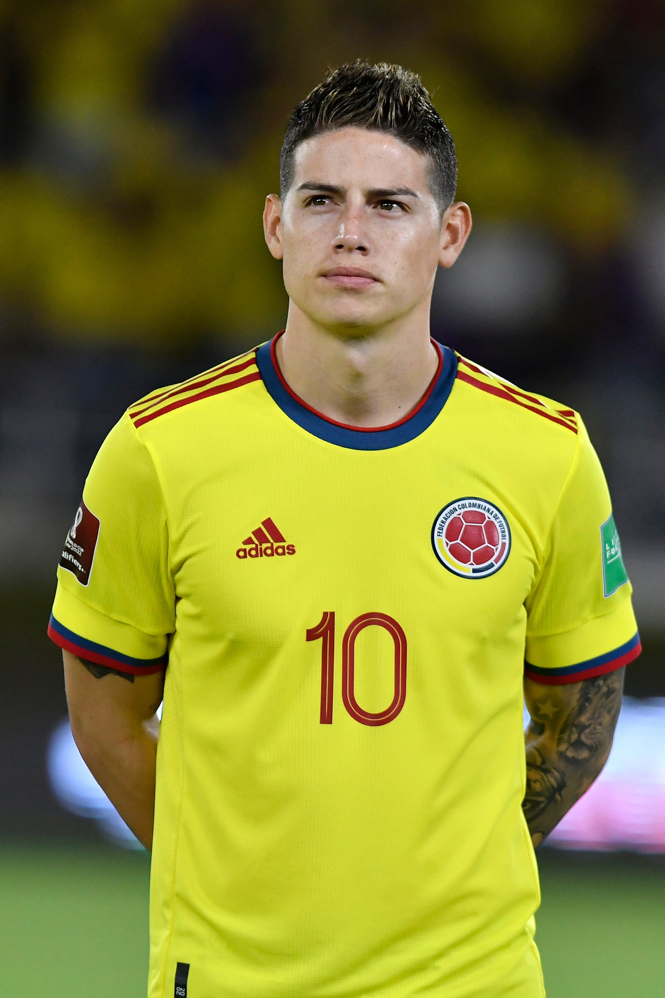 James Rodríguez, jugador de la Selección Colombia.