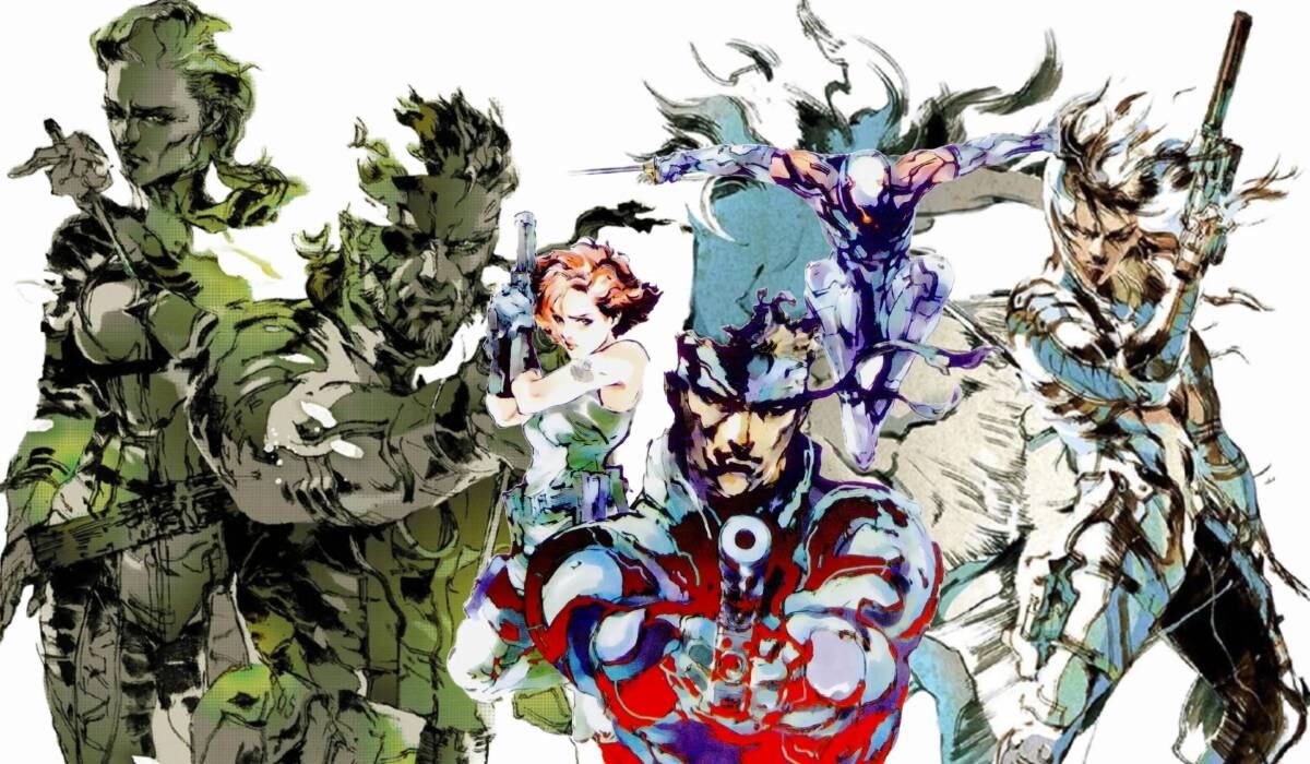 Ilustración sobre la saga de videojuegos Metal Gear.