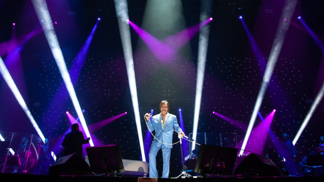 Roberto Carlos en su Tour México 2022, el 27 de agosto en Ciudad de México. Foto: Caio Girardi.