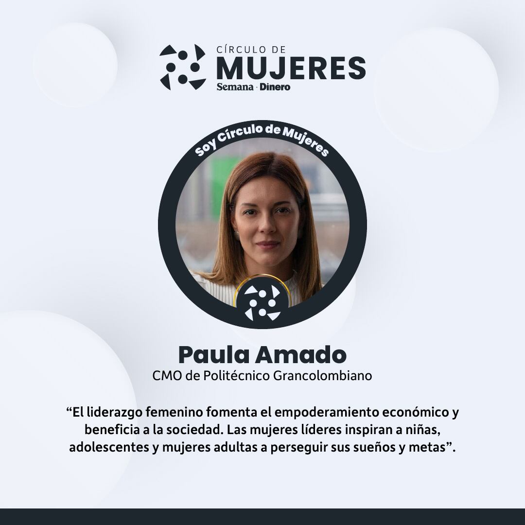 Paula Amado, CMO de Politécnico Grancolombiano