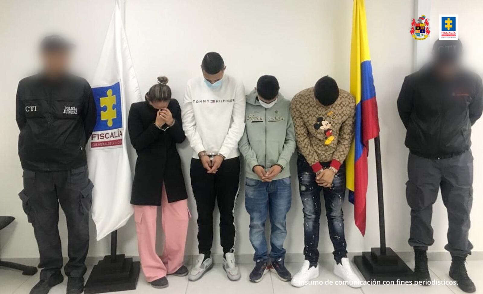 Estínfalo, la banda de apartamenteros que se la tenía ‘al rojo’ a los residentes en Bogotá y Cundinamarca; lograron robarse más de $160 millones