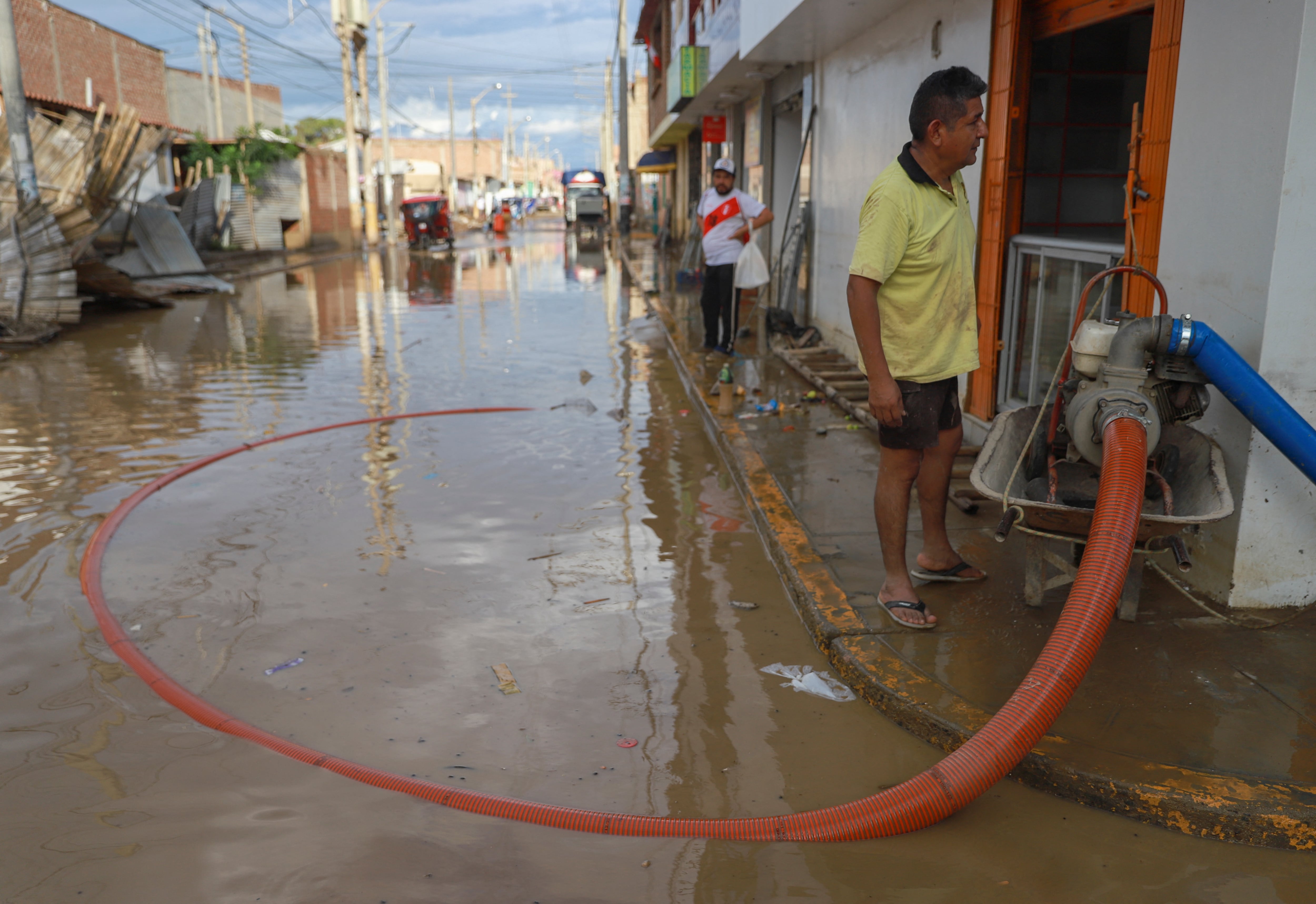 Fuertes lluvias han azotado el territorio peruano en los últimos días. Foto: AFP.