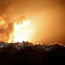 Más de 600 Israelies han muerto tras la escalada violenta de Hamás. (Photo by EYAD BABA / AFP)