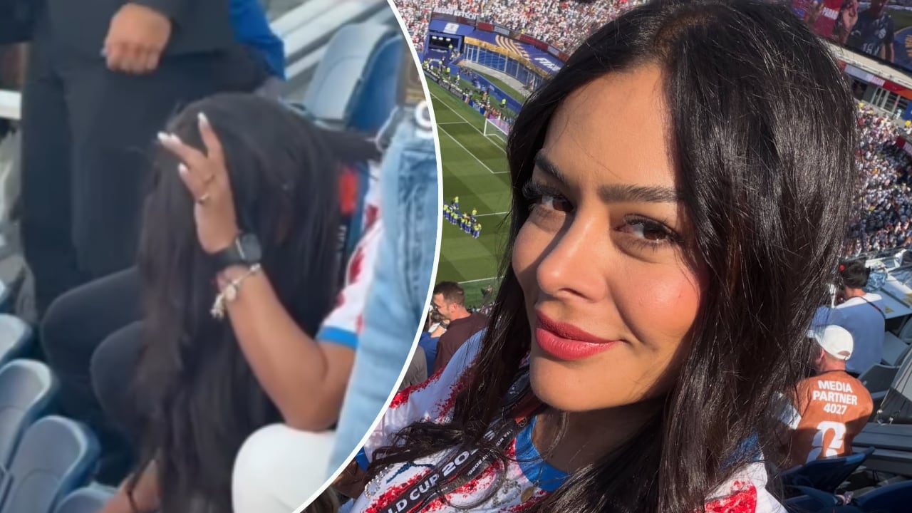 Larissa Riquelme, una de las hinchas más famosas de Paraguay.