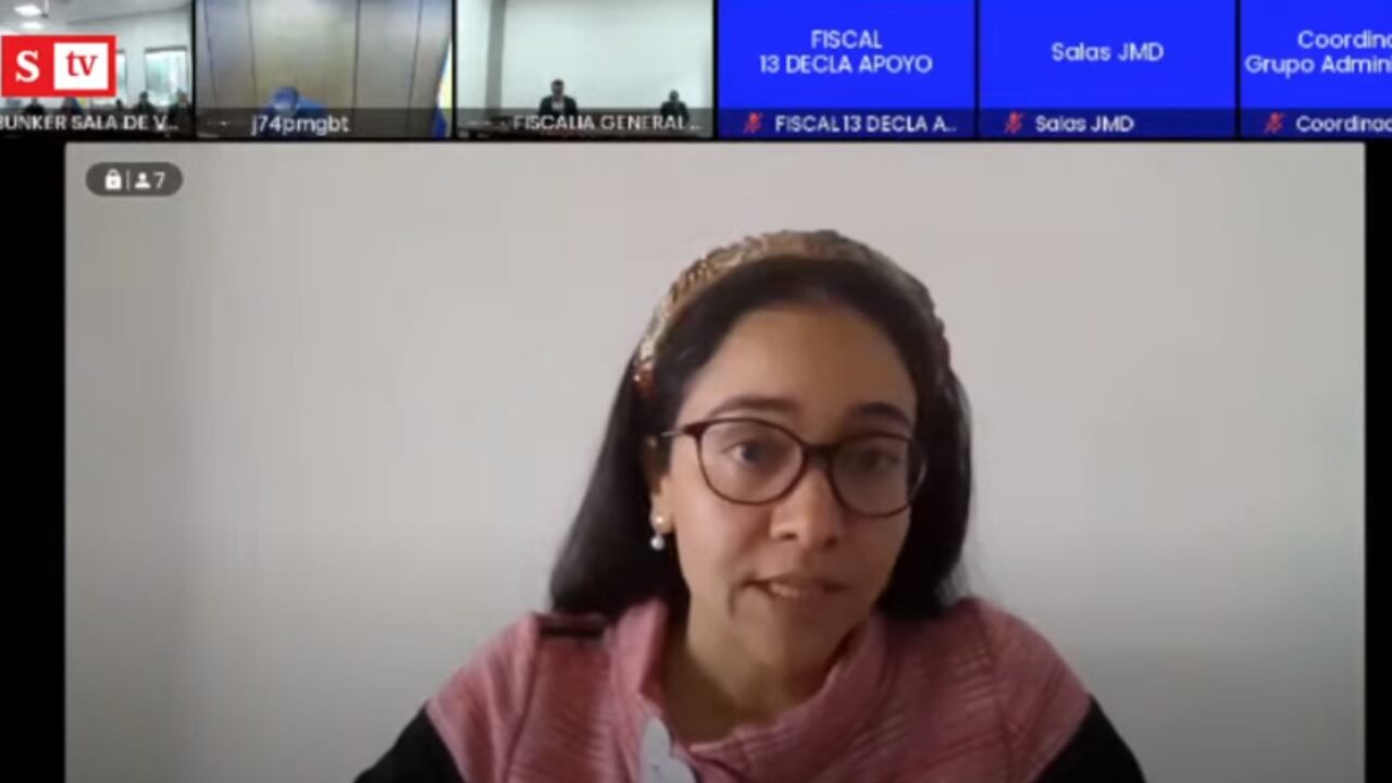 Procuradora delegada durante la audiencia del viernes 4 de agosto sobre medida de aseguramiento