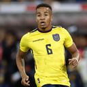 DUSSELDORF - Byron Castillo of Ecuador during the international friendly match between Japan and Ecuador at the Dusseldorf Arena on September 27, 2022 in Dusseldorf, Germany. ANP | Dutch Height | Maurice van Steen (Photo by ANP via Getty Images)