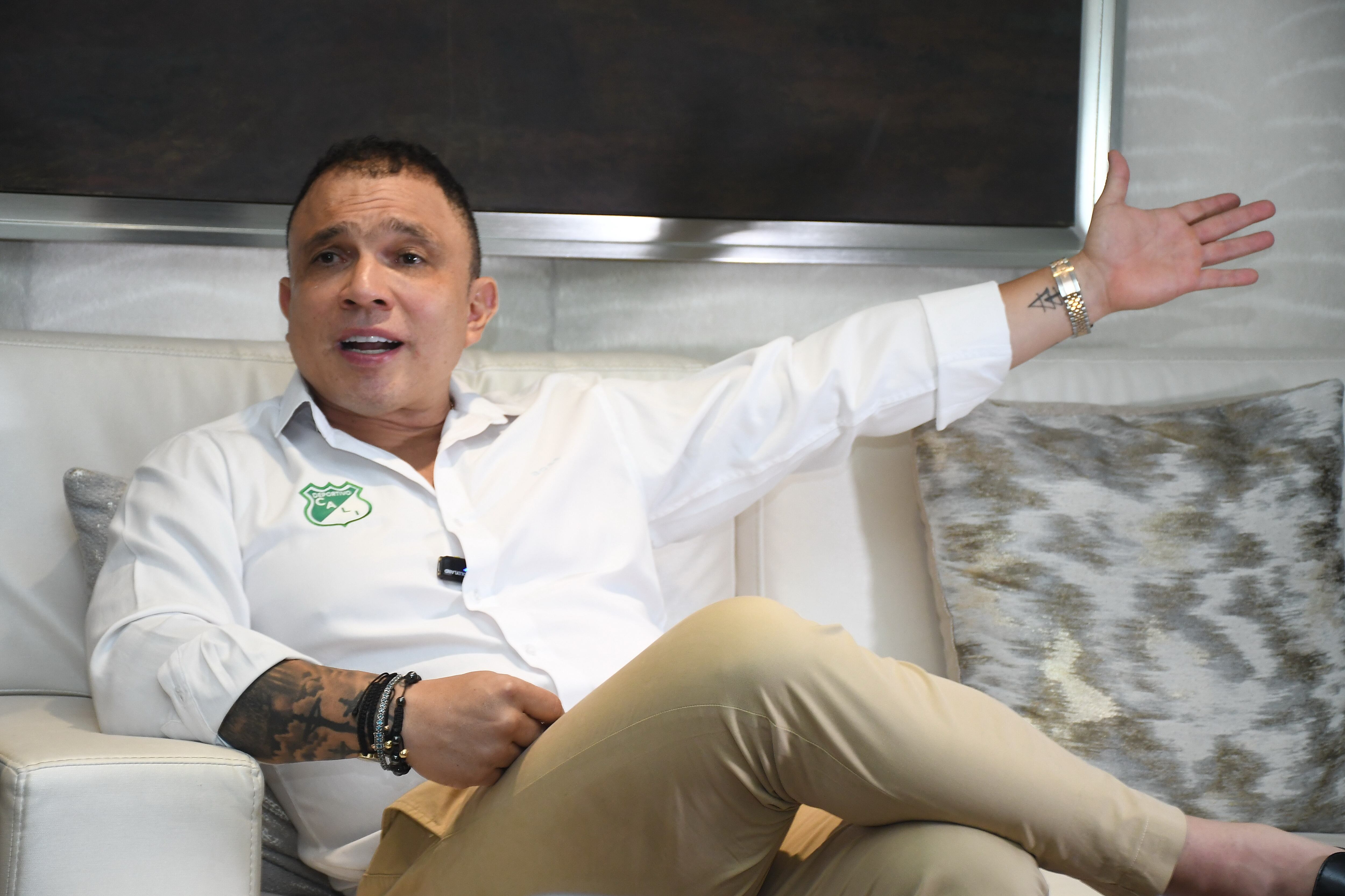 Futbol: Humberto Aria Jr. Presidente del Deportivo Cali: Foto José L Guzmán. El País