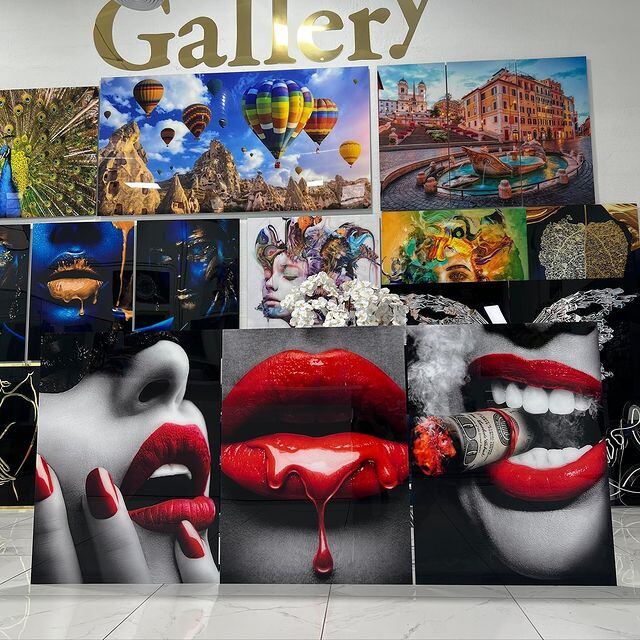 Estos son algunos de los cuadros que ha hecho la diseñadora