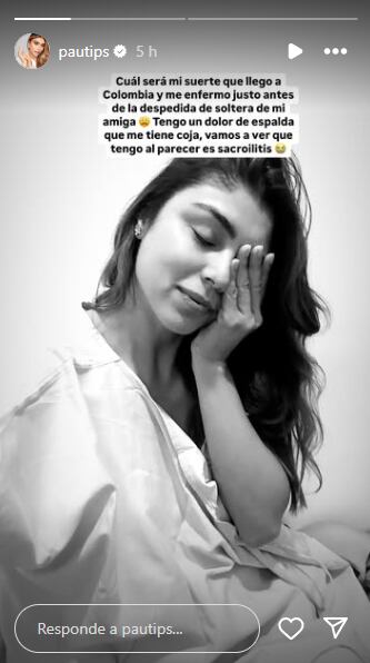 La reconocida youtuber subió a sus historias lo que le pasó al llegar a Colombia.