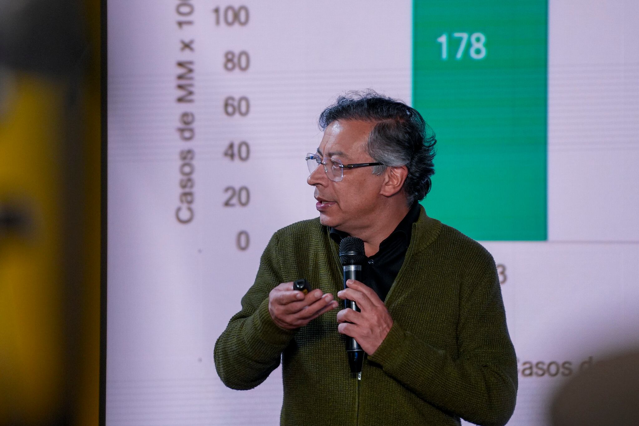 El presidente Gustavo Petro, el 27 de agosto de 2025, en Bogotá