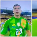 'Dibu' Martínez y su feo gesto tras perder ante Colombia