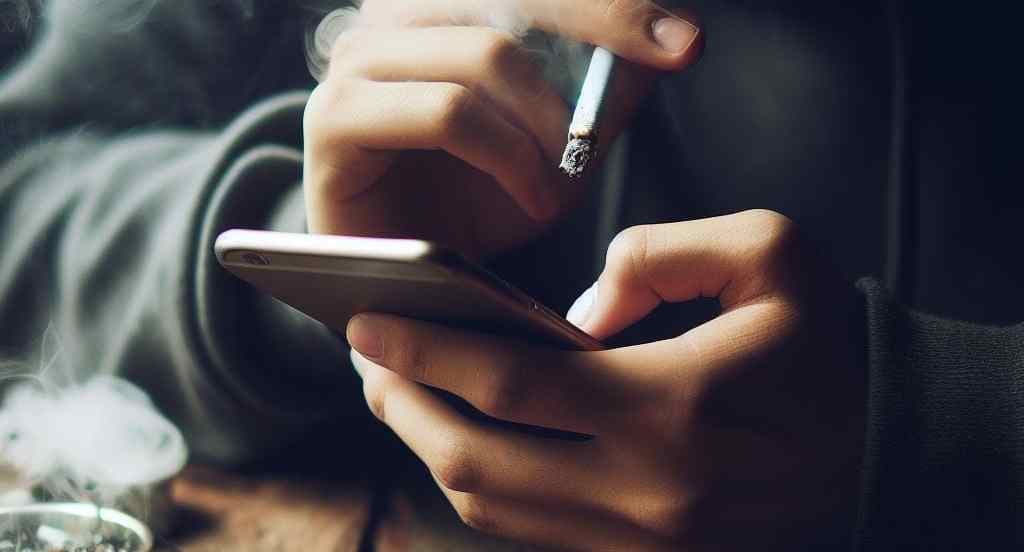 El humo del cigarrillo puede causar daños en los teléfonos.