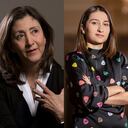 De izquierda a derecha: Ingrid Betancourt, Laura Sarabia y el presidente Gustavo Petro.