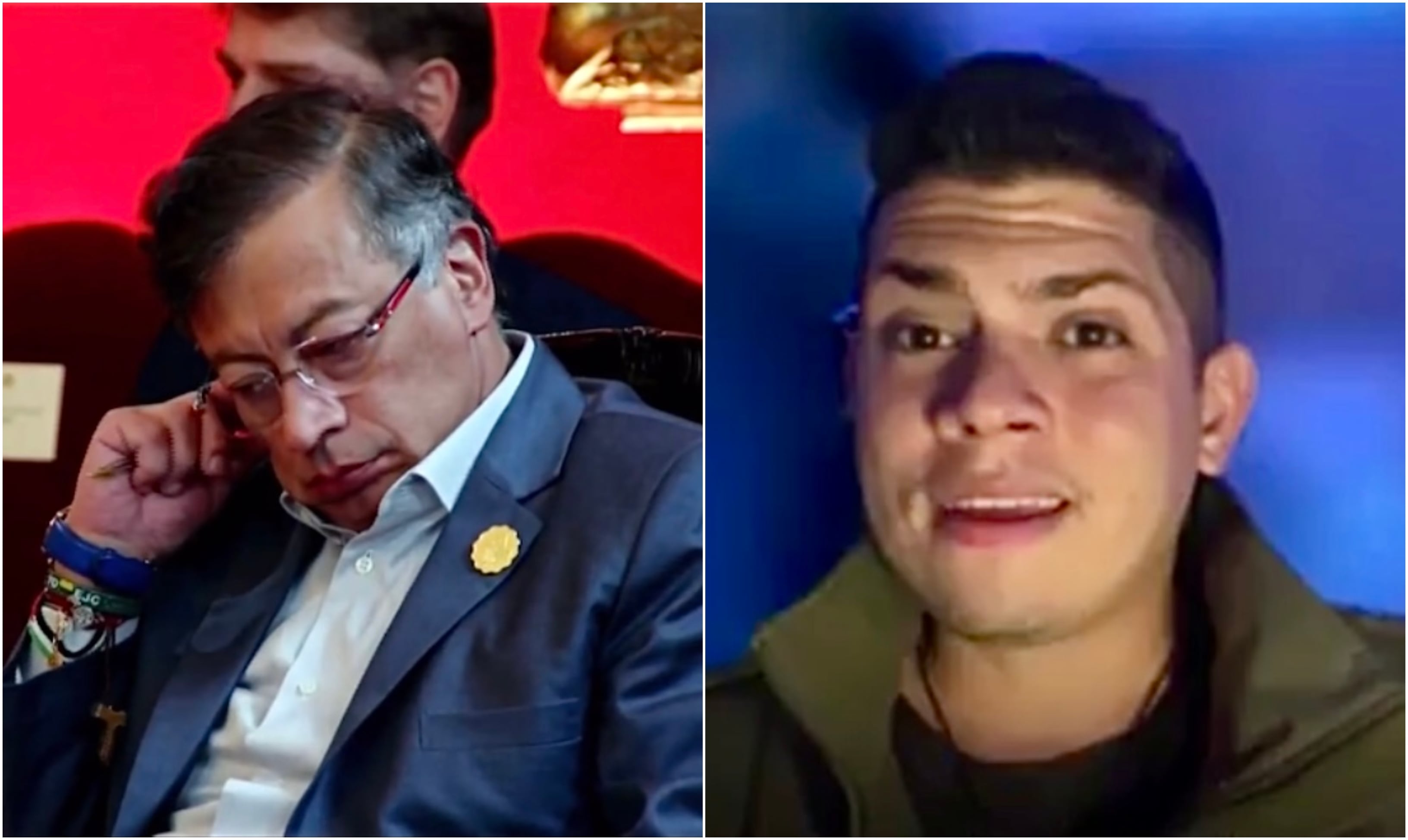 Gustavo Petro y Brian Cortés