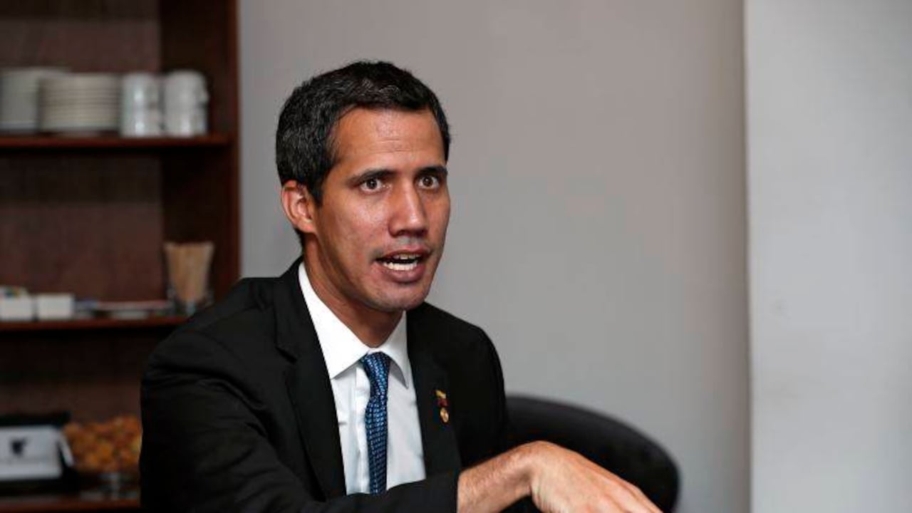 El expresidente interino de Venezuela, Juan Guaidó.