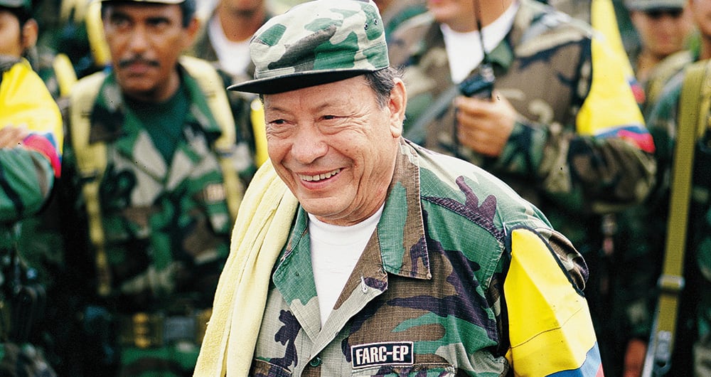 Tirofijo, comodante de las FARC-EP