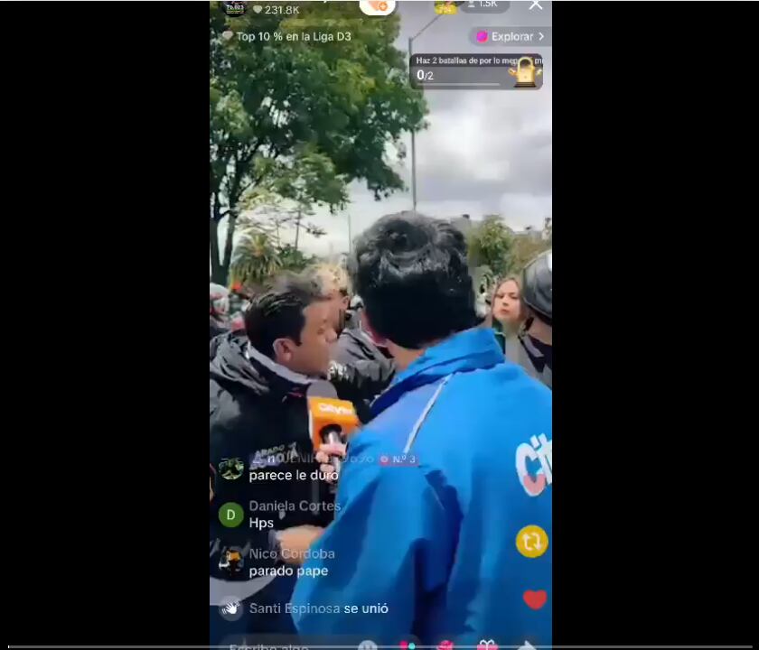 Concejal Julián Forero arremetió contra periodista de CityTv.