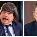 El periodista Jaime Bayly y el expresidente Juan Manuel Santos