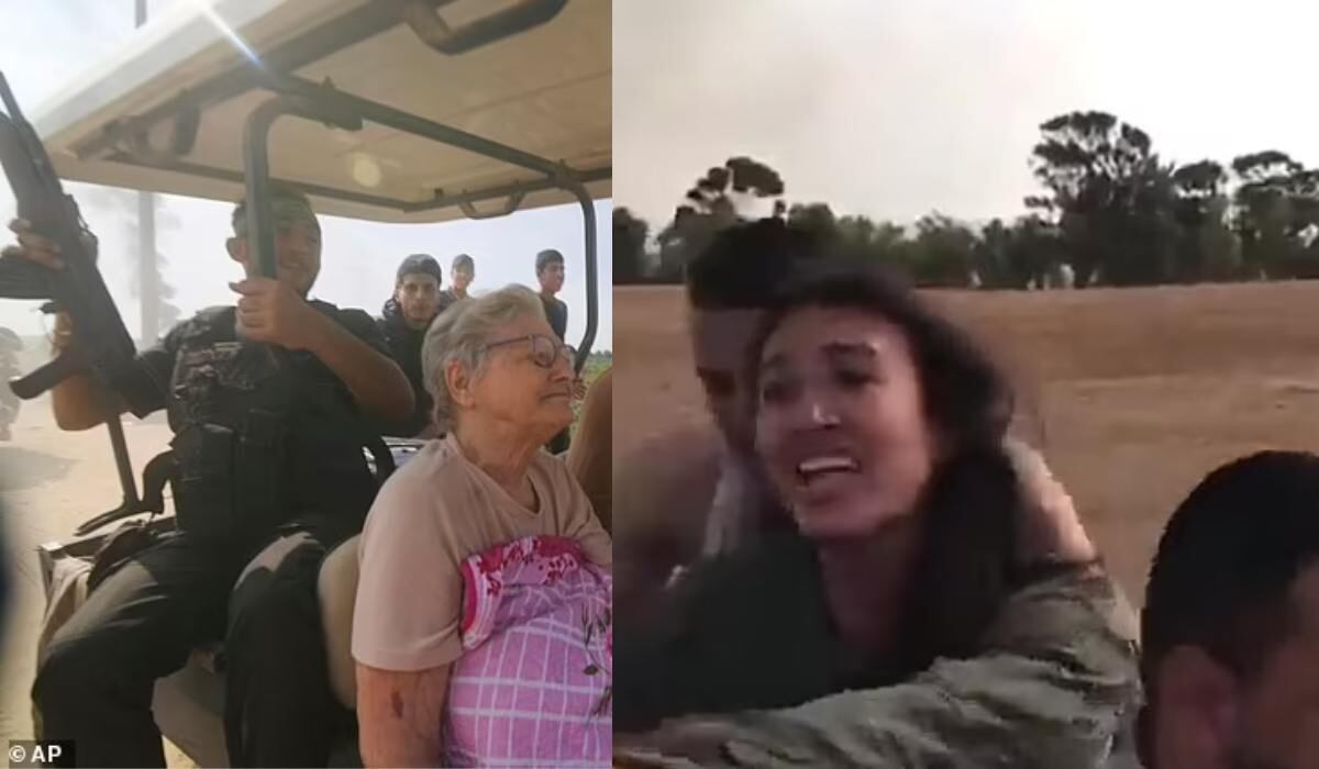 Jóvenes y ancianos han sido raptados por los hombres de Hamás en medio de su incursión a Israel.