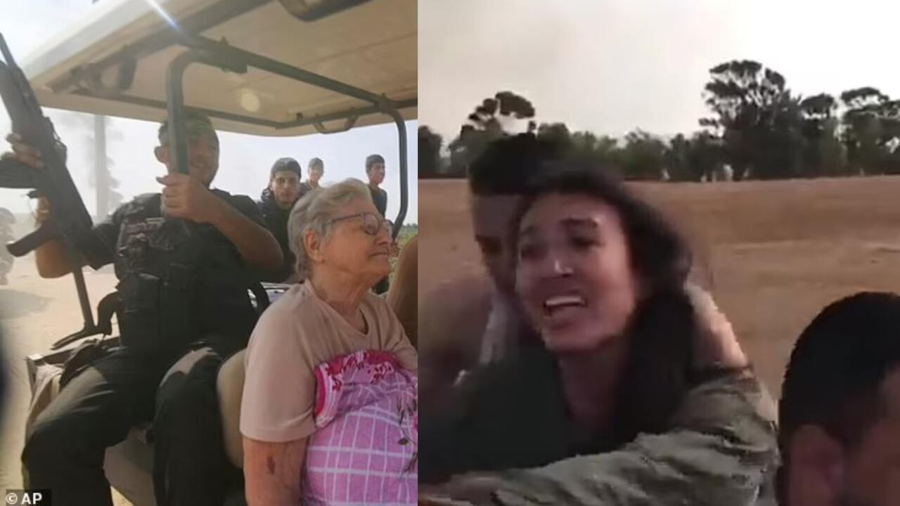 Jóvenes y ancianos han sido raptados por los hombres de Hamás en medio de su incursión a Israel.