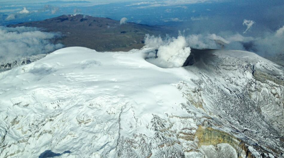 Volcán Nevado del Ruiz.