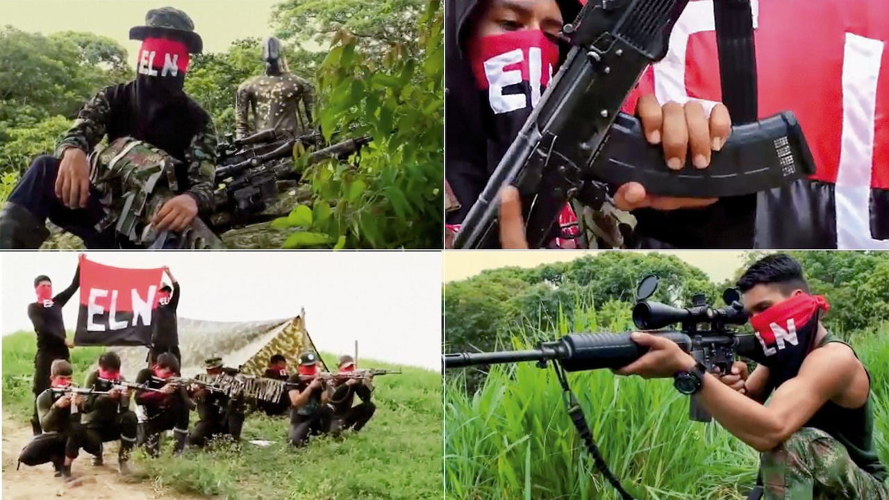 Los guerrilleros del ELN están difundiendo los videos de los entrenamientos.