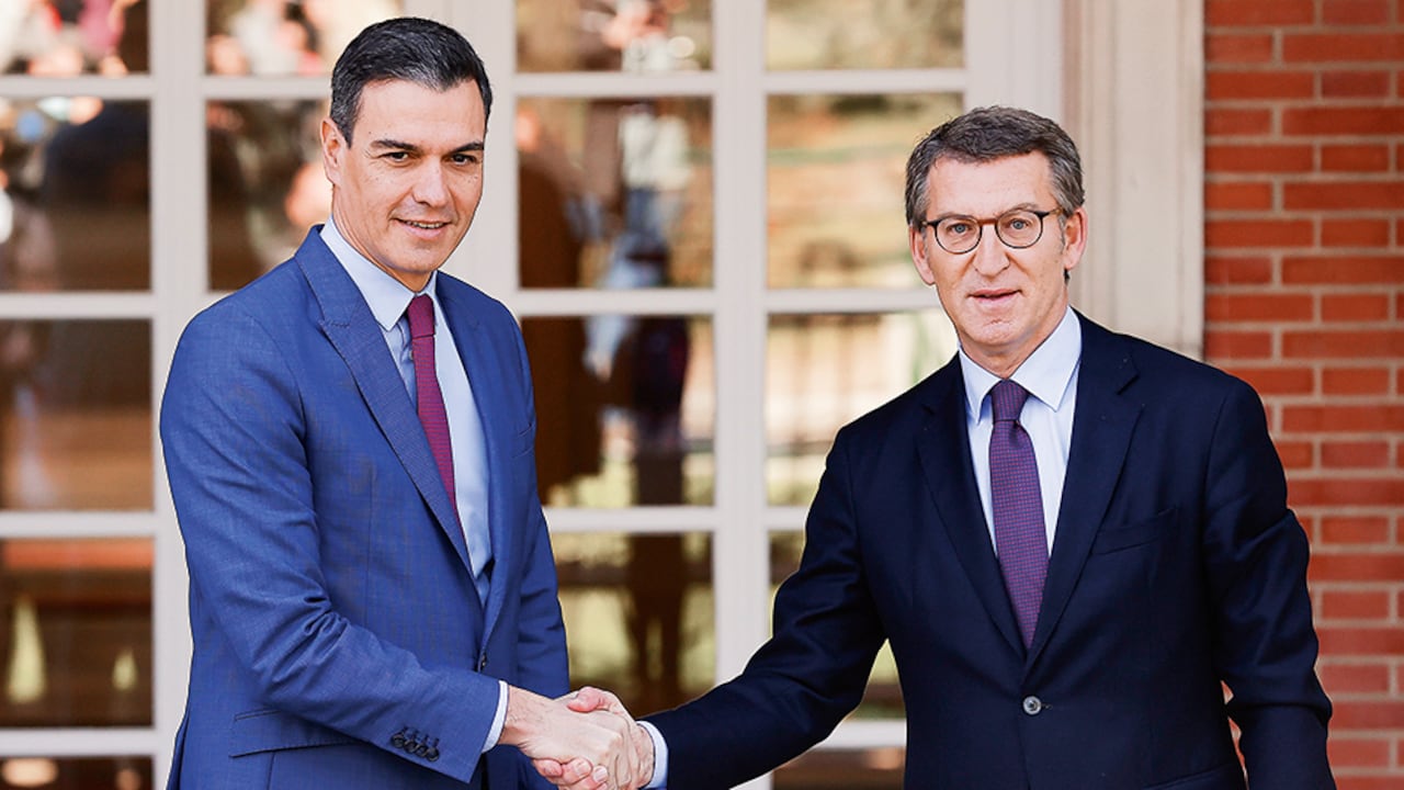 Este domingo, Pedro Sánchez, presidente español y líder del PSOE, enfrentará a Alberto Núñez Feijóo, cabeza del PP y favorito, según las encuestas, a ganarle.