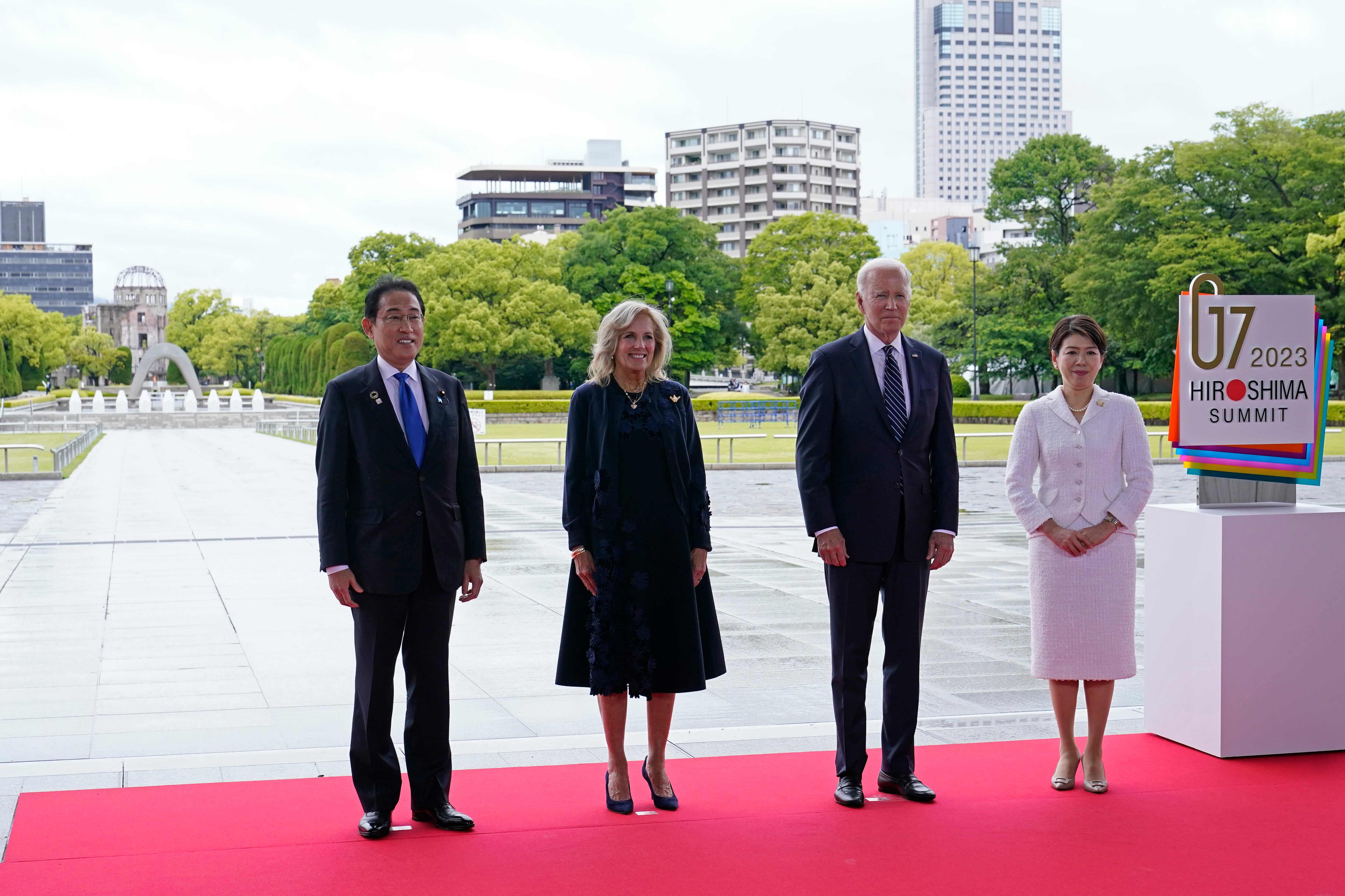 Joe Biden y la primera dama Jill Biden