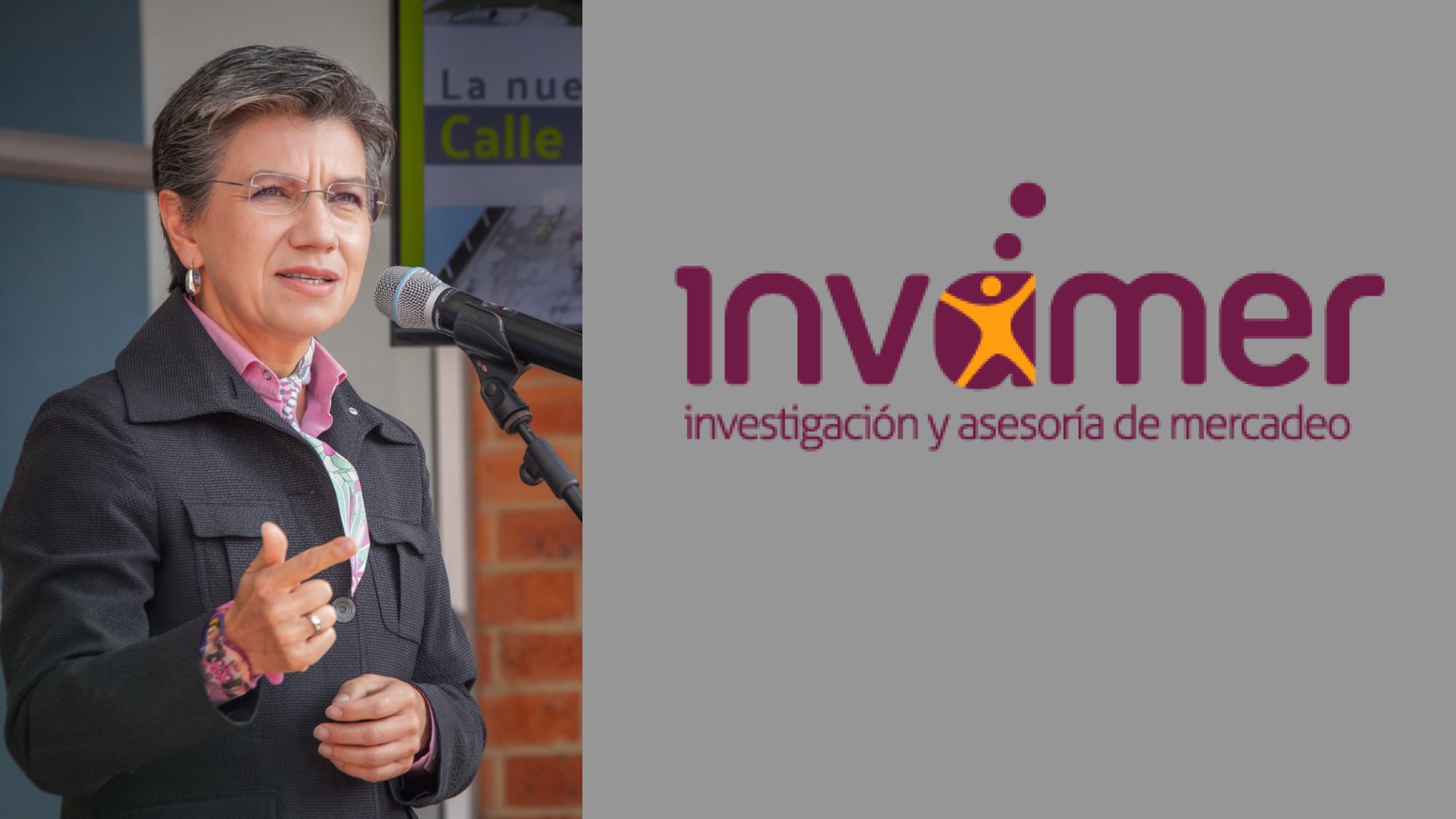 Invamer sobreestimó el desempeño de Claudia López en las urnas.