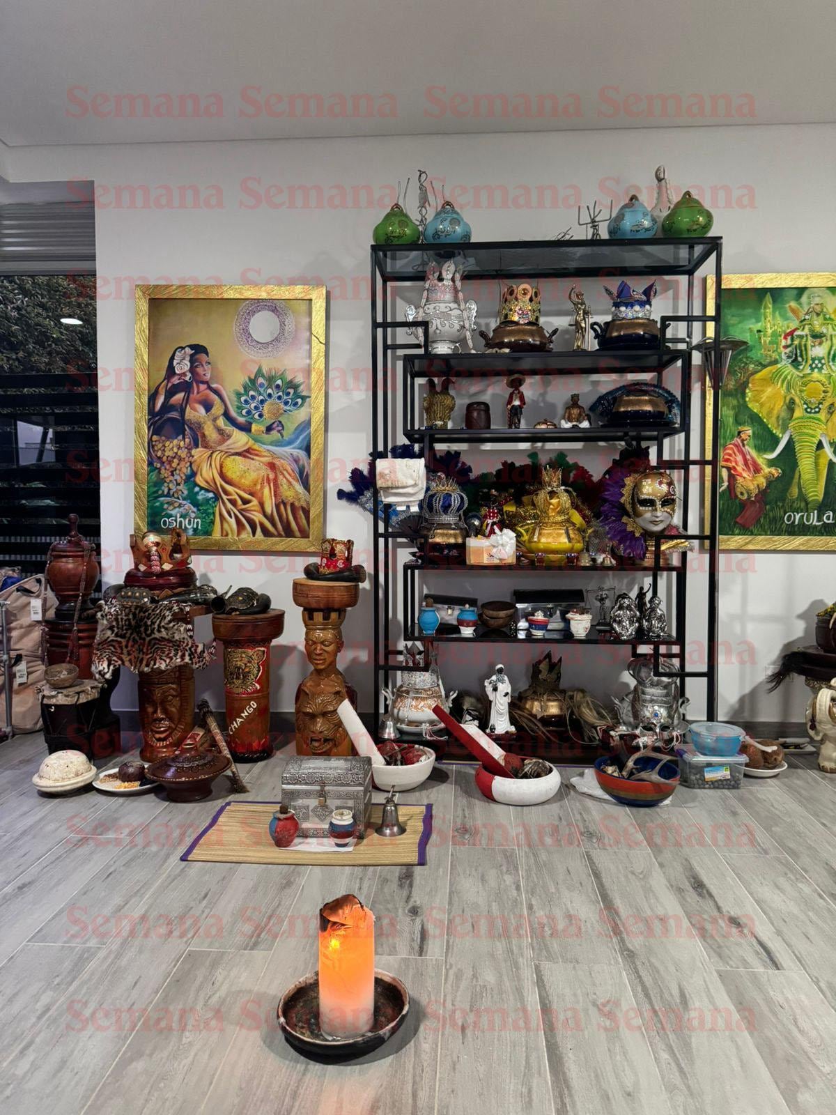 En operativo contra el lavado de activos de La Terraza hallaron elementos de la religión Yoruba.