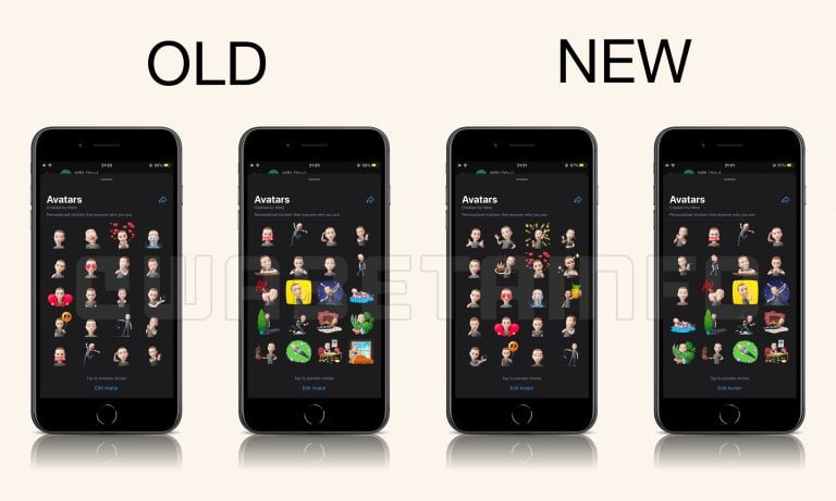 WhatsApp actualizó los stickers que acompañan a los avatares personalizados de los usuarios.