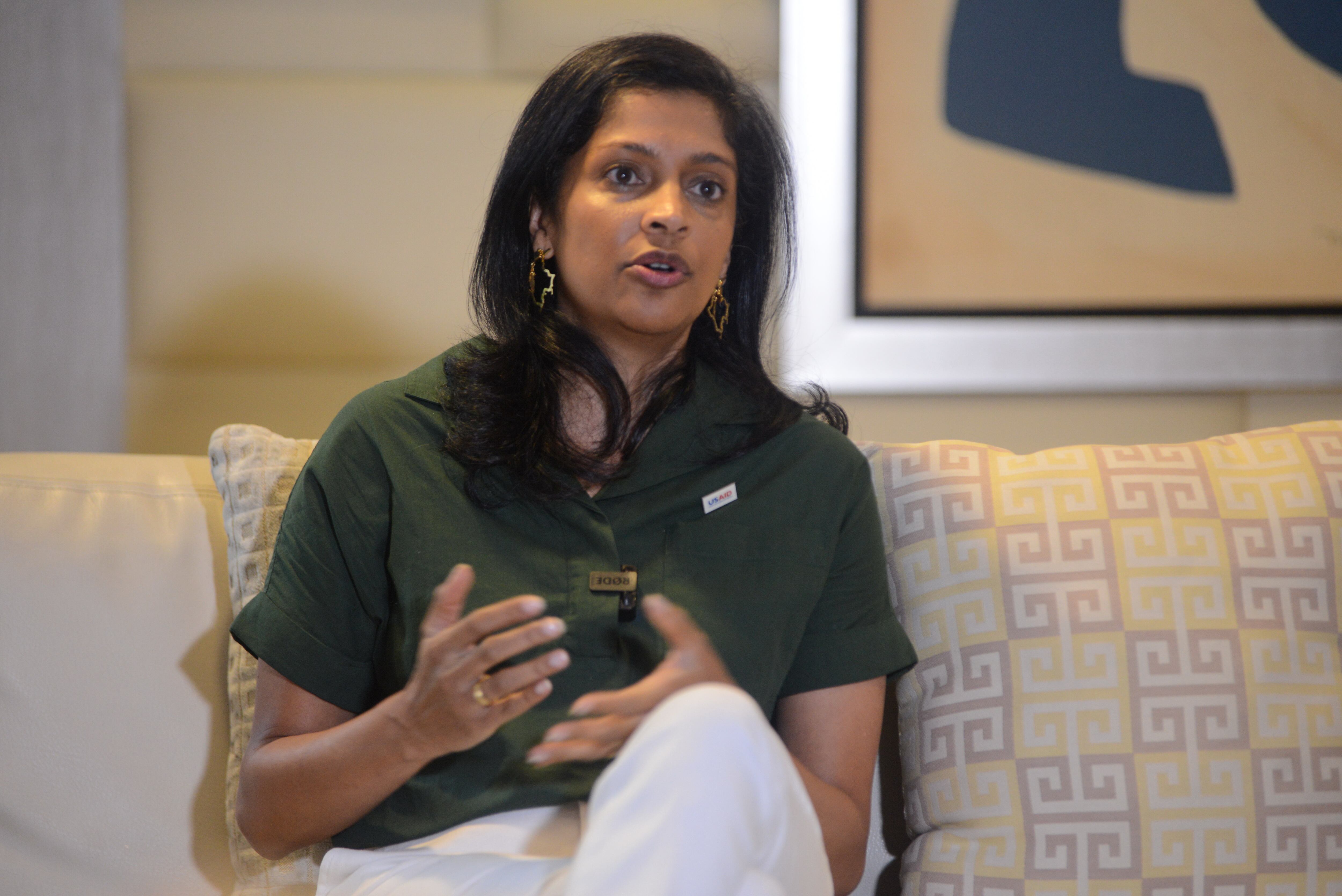 Entrevista con  Anupama Rajaraman. Directora de Usaid Colombia.Foto José L Guzmán. EL País