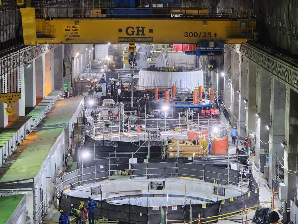 Se espera que las unidades de generación 3 y 4 de Hidroituango entren en operación a finales de 2023.