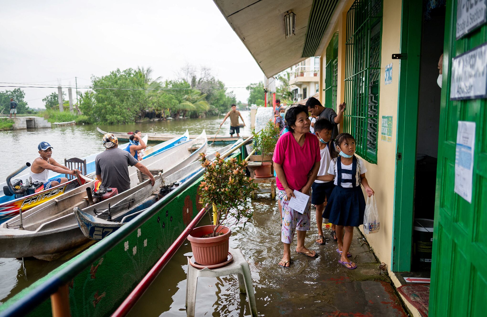 En imágenes Escuela inundada de Filipinas