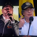 De izquierda a derecha: Abelardo de la Espriella, Gustavo Petro y Donald Trump.