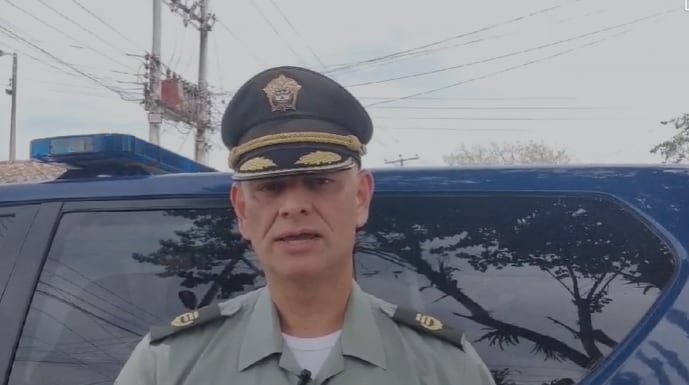 Coronel Gustavo Camargo, comandante policía del Huila.