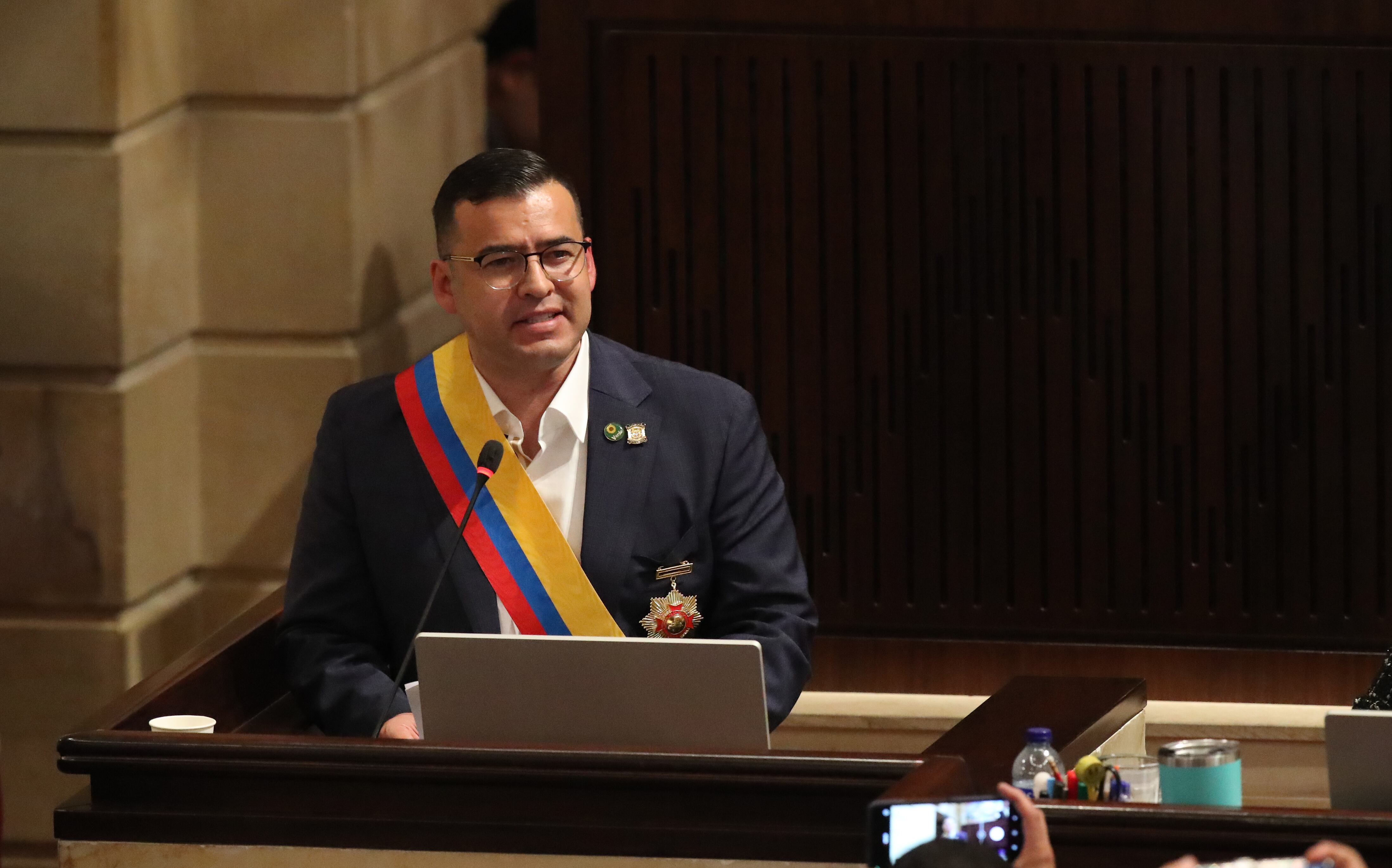 Representante Jaime Raúl Salamanca presidente de la Cámara de Representantes  para el tercer periodo legislativo
Bogota 20 de julio del 2024
Foto Guillermo Torres Reina / Semana