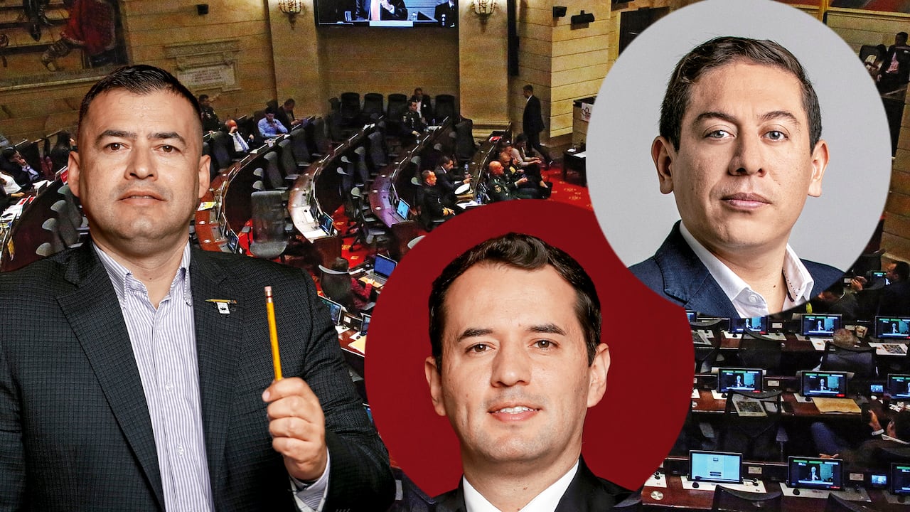Jaime Raúl Salamanca, Wilmer Castellanos y Carlos Amaya.