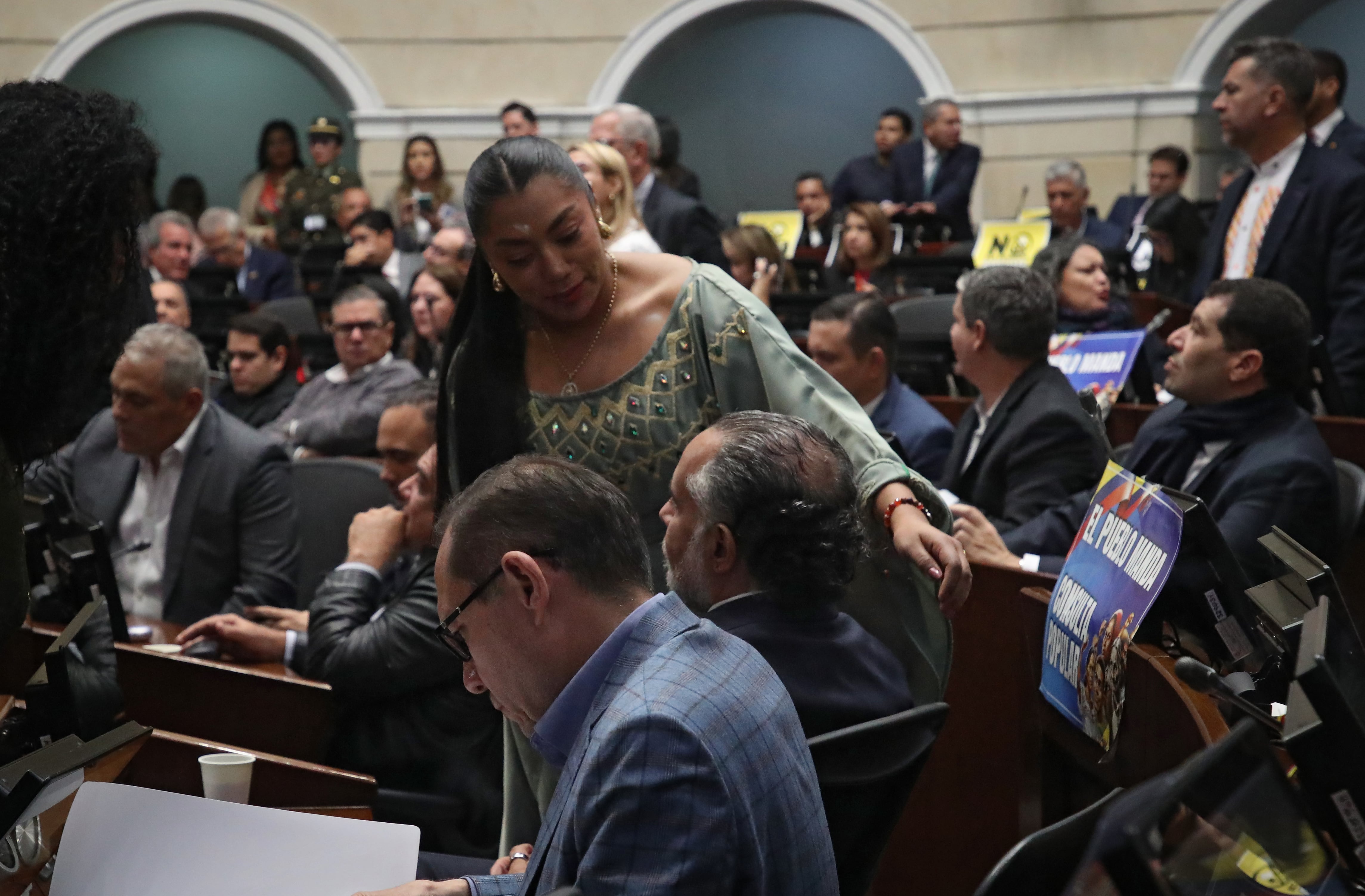 Armando Benedetti ministro del Interior y Martha Peralta senadora
