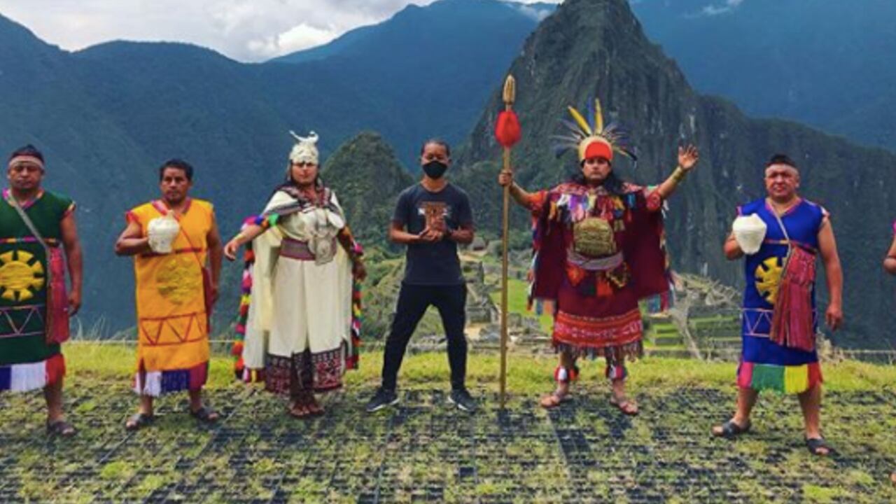 Jesse Katayama en Machu Picchu